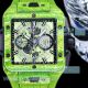 New AAA Replica Hublot Square Bang Unico Quartz Watches Green Carbotech Case (5)_th.jpg